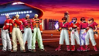 [KOF Mugen] Yashiro Nanakase Team vs Chris Team