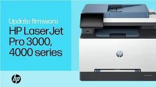 Update the printer firmware| HP Color LaserJet Pro 3000 and 4000 printer series | HP Support