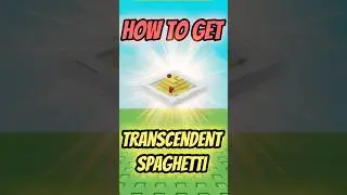 How to Craft the New Transcendent Spaghetti in Grow a Garden #roblox #fyp #shorts #growagarden
