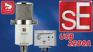SE ELECTRONICS USB 2200A (студийный конденсаторный микрофон с XLR и USB выходом)
