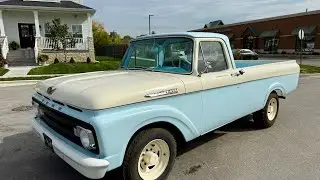 1962 Ford F-250 Custom Cab Pickup FOR SALE! 