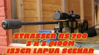 STRASSER RS 700 6.5 CREEDMOOR. 5 X 5 @100M. 123GR LAPUA SCENAR