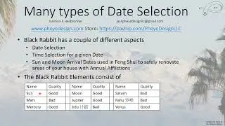 Types of Date Selection