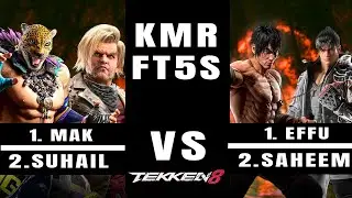FT5 Between KMR Players + Rank Push | Tekken 8