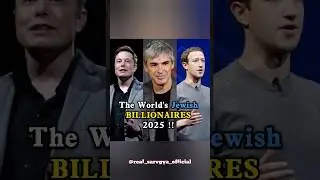 The World's Jewish BILLIONAIRES 2025 😎🔥 #shorts