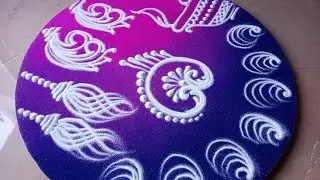 Some Galicha Rangoli basic shapes practice.. stay connected for next design.