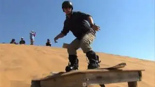 Sandboarding with GoPro