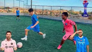 TIME do MESSI vs TIME DO NEYMAR * 5x5 * FUTEBOL