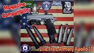 Магазины Staccato, Nighthawk, Prodigy и Checkmate DS 1911 калибра 9 мм в Live Free Armory Apollo 11
