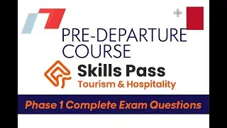 Pre-Departure Course 2026 Phase 1 | Complete Question Guide & MCQs | Skills Pass Exam | Malta