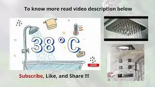 AITANA LED Smart Shower: Luxury, Constant Temp & Digital Display