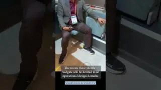 ViodiTV&rsquo;s 60-Second View of Autonomous Shuttles at #CES2023