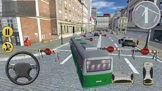 City Bus Parking Driving Simulator 3D (by HATCOM Inc) Android Gameplay [HD]
