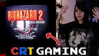 Gioco VIDEOGIOCHI CLASSICI su un vero TELEVISORE CRT! *vibes assurde anni 2000* | Y2Kewie