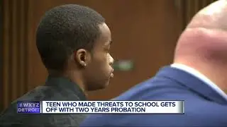 Teen who made threats to school gets off with two years probation