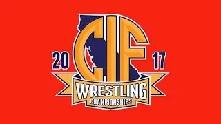2017 CIF Boys Wrestling SEMIFINALS - 106 lbs Eddie Flores vs Cole Reyes