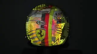 Sebastian Vettel Singapore GP 2017 helmet