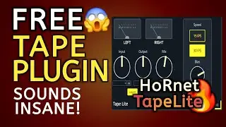 This FREE Tape Plugin Sounds INSANE! 😱 HoRNet TapeLite Review