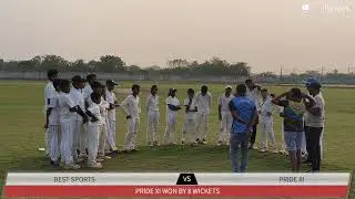 BEST SPORTS vs PRIDE XI live cricket match | FUTURE STARS CRICKET TOURNAMENT SESSION 2 live - Amara