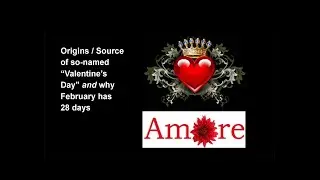 Juno - NOT St. Valentine - Why Feb has 28 Days