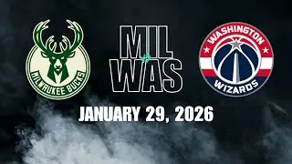 Milwaukee Bucks vs Washington Wizards Full Game Highlights &ndash; January 29, 2026 | NBA 2025-2026