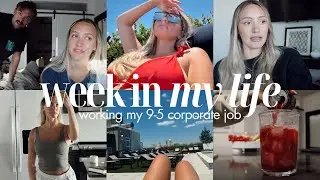 WORK WEEK IN MY LIFE 💻 Work stress, June goals, making friends as an adult, Fiance tries my workout