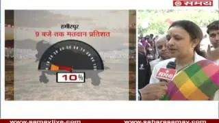 Congress candidate Aradhna Mishra cast her vote and spoke on Rampur's development