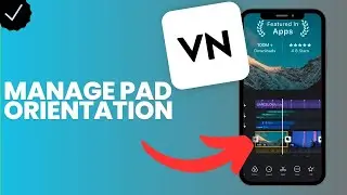 How to manage the pad orientation in VN video editor?