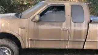 1997 Ford 150 4.6 true duals 2cats straight pipe going mudding