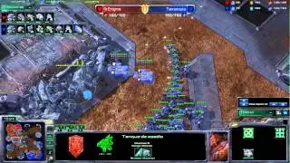 Starcraft II | TES | Liga Oro-Platino | Semifinales | Terranouta vs SrEnigma | Game 3 | TvT