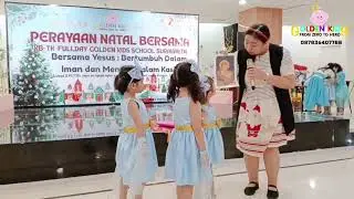 Perayaan Natal KB-TK-FULLDAY Golden Kids School di Luwes Kestalan