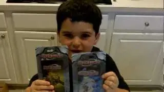 Monsuno Booster Pack Game Cards Blister Pack Unboxing