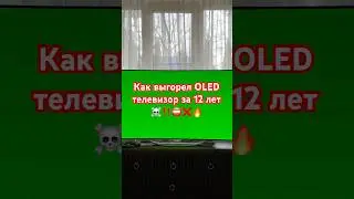 Выгорание OLED телевизора LG за 12 лет работы. Mini led или OLED. #телевизор #lg #oled # #lgoledtv