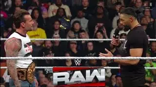 OMG! Roman Reigns Return and choose CM PUNK in Monday Night Raw 