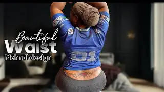 ✨Mehendi Waist Body Art | Elegant Henna Design for Your Midriff✨