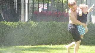 SPRINKLERS ON | CABBAGE FAMILY VLOGS