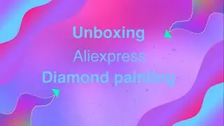 Unboxing #aliexpress MTdiyart Official Store #diamondpainting