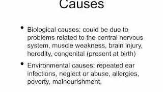 Speech and Language Impairments