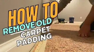 How To Remove Old Carpet Padding On Concrete Subfloor