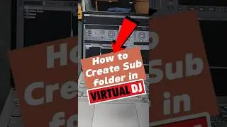 Virtual DJ How to create a Sub Folder in Playlist #virtualdj #tutorial #playlist