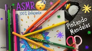ASMR Pintando Mándalas 100% Relajante, DORMIR en  5 minutos 😴