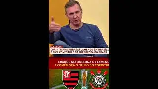 DONOS DA BOLA | Craque Neto e comemora o T&iacute;tulo do Corinthians .#flamengo #futebol #SupercopaRei
