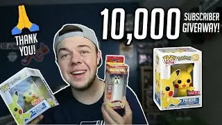 10,000 Subscriber Giveaway! (Pikachu Pop, Amazon Gift Card)