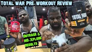 REDCON1 TOTAL WAR PRE-WORKOUT | Unboxing & Review | OUTRAGE & NO-XPLODE review & Results Discussed