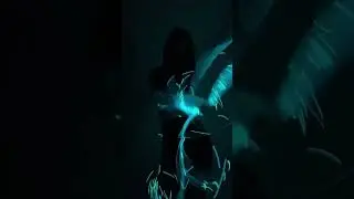Fiber optic whip dance