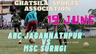 ABC Jagannathpur VS MSC Surngi  02 - 02 || 19 JUNE || MOUBHANDAR GSA CHAMPION LEAGUE 2022