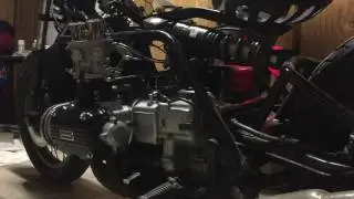 Weber IDF 40 carbs on Honda GL1000 Goldwing Bobber