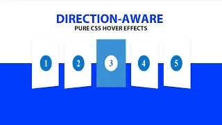 Direction-Aware Card Hover Effects | Pure CSS Effects | Tutorials Design
