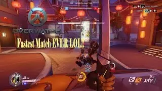 Fastest Capture the Flag EVER!! - Overwatch lets play Cruciblecaleb
