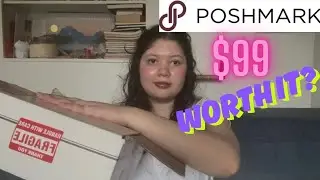 $99 Poshmark Makeup Mystery Box Unboxing! Huda Beauty, Anastasia